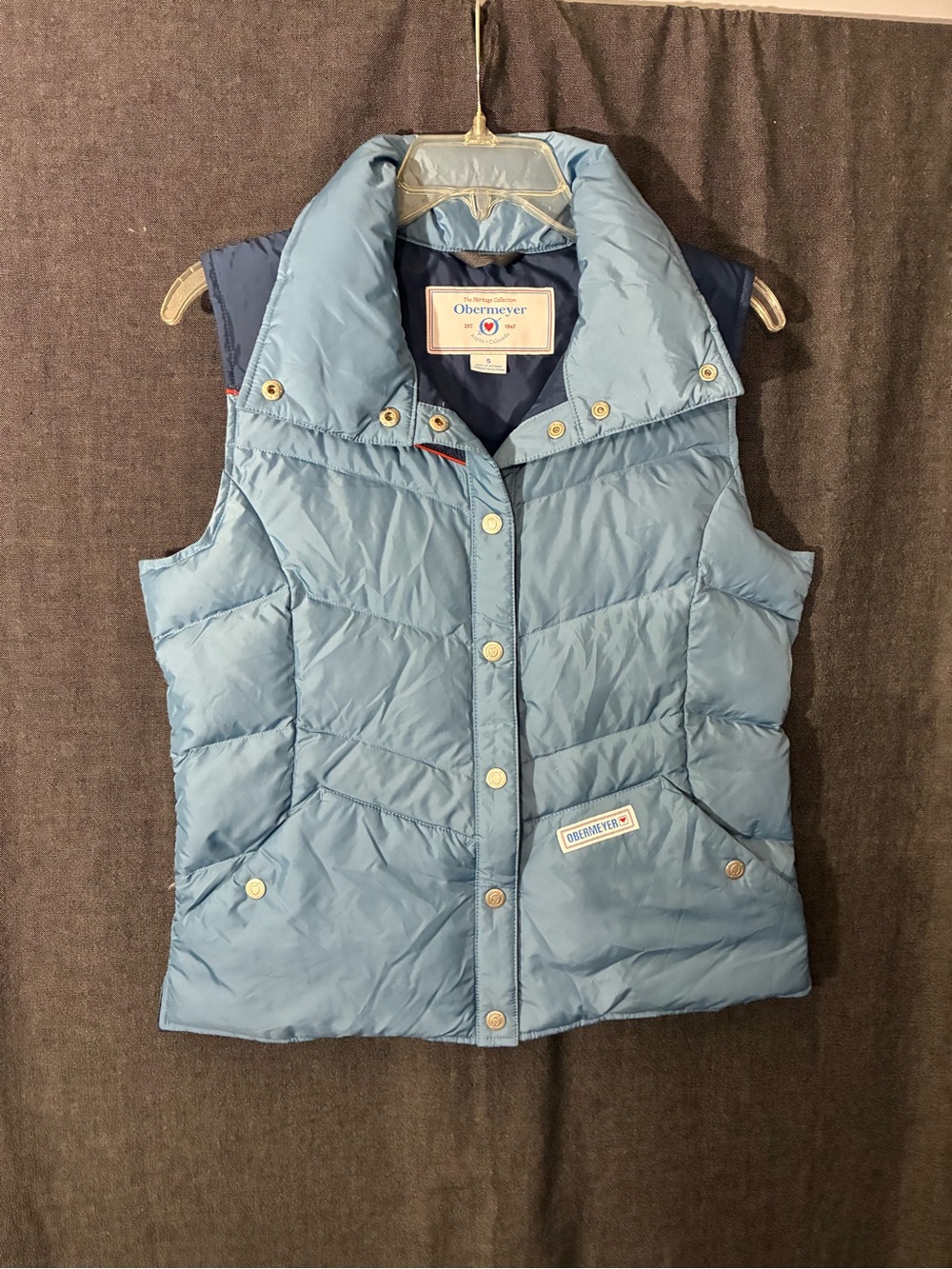 Obermeyer Sky Blue Quilted Puffer Vest